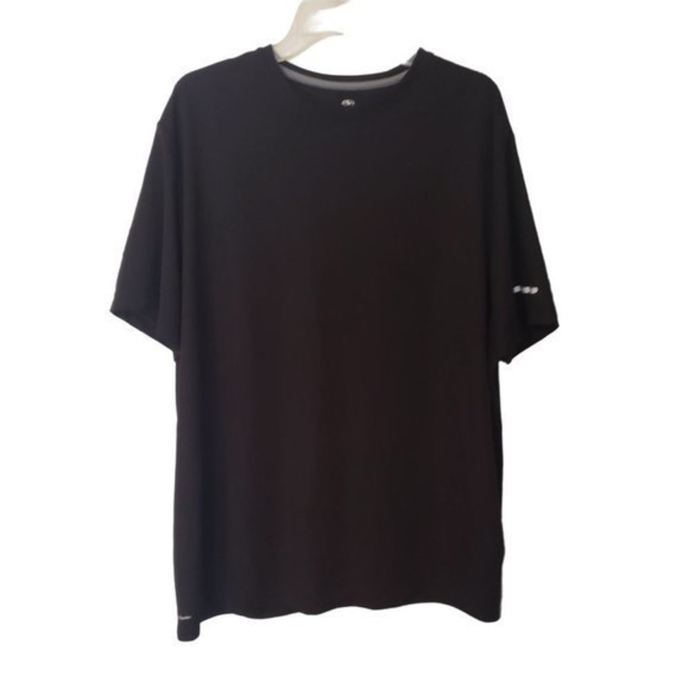 Athletic Quick Dri Mens 2Xl Black Shirt‎ Shirt Sleeve